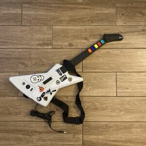 Guitar Hero XBox 360 X-Plorer Guitar Controller Red Octane with USB and Strap